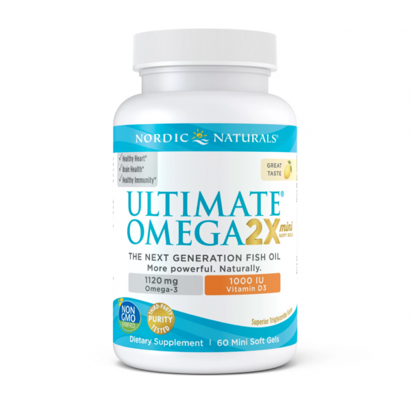 Ultimate Omega 2X Mini with Vitamin D3 1120mg 