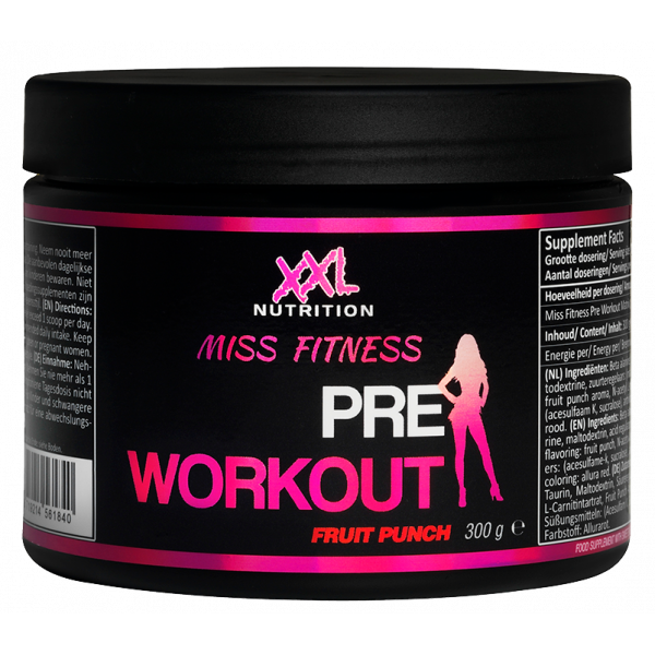 XXL Nutrition miss Miss Fitness Pre Workout XXL Nutrition Pre