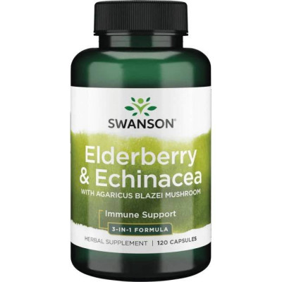 Agaricus Eldberry Echinacea (czarny bez + jeżówka purpurowa - odporność)