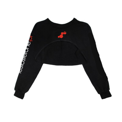 WU&S Bluza Krótka Czarna Testosterone.pl V1