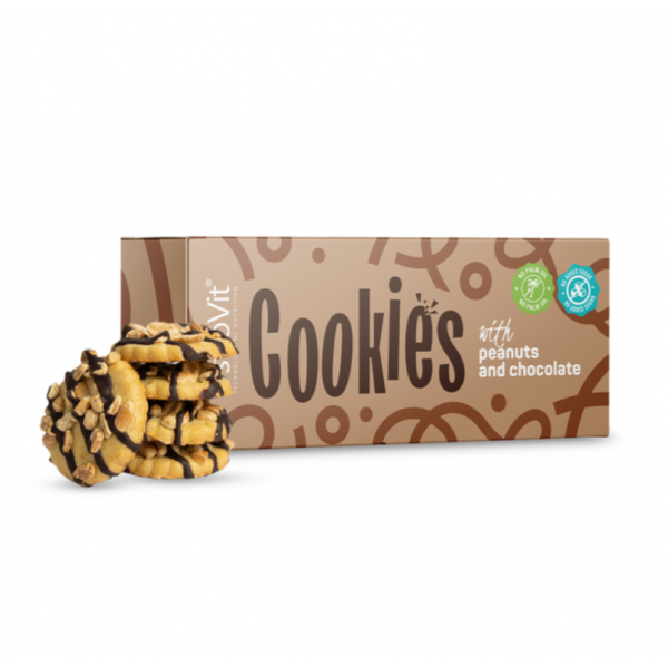 Cookies with Peanuts and Chocolate