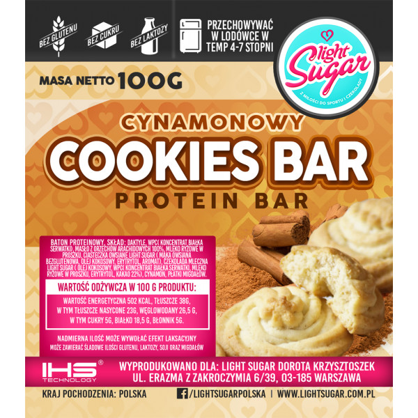 Cynamonowy Cookies Protein Bar