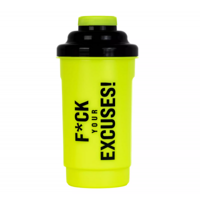 Shaker Szejker  F*CK EXCUSES YELLOW NEON