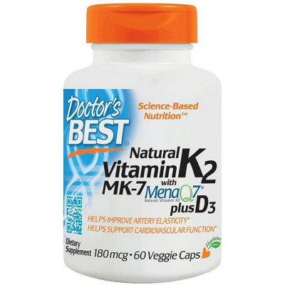 Natural Vitamin K2MK2 with MenaQ7 plus D3