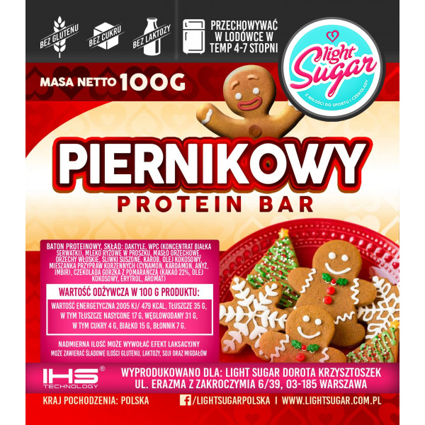 Piernikowy Protein Bar