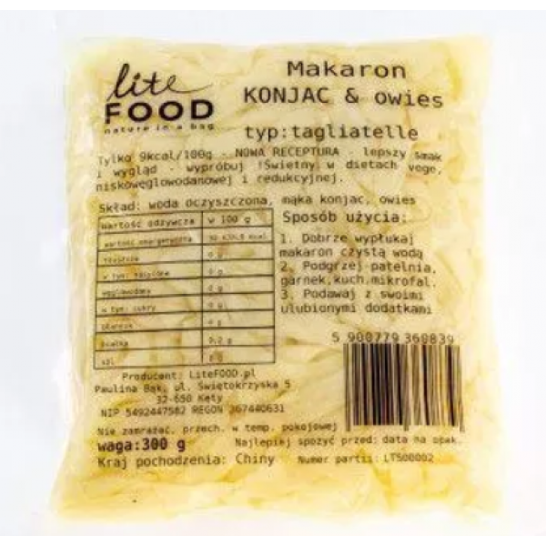 Makaron Konjac & Owies Noodle