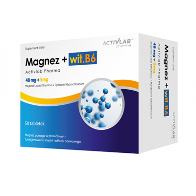 Pharma Magnez + wit. B6
