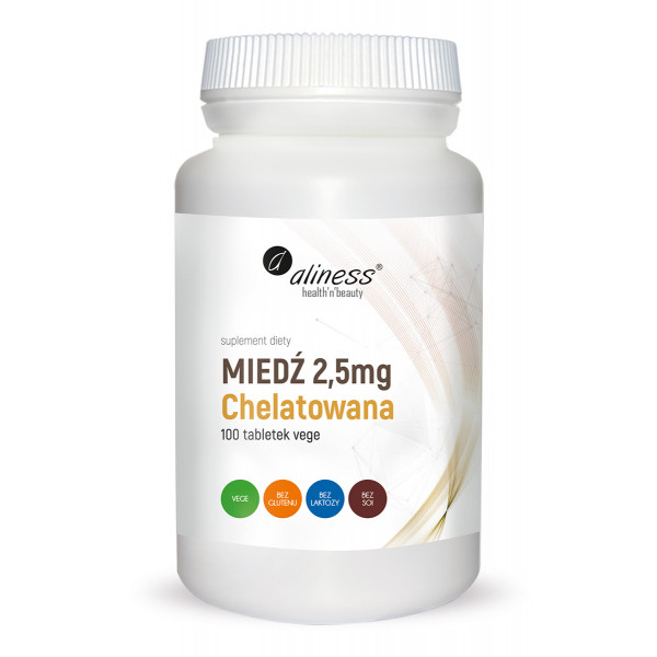 Miedź Chelatowana 2,5 mg