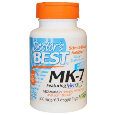 Natural Vitamin K2MK7 with MenaQ7 - 100mcg