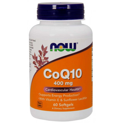 CoQ10 with Vitamin E & Sunflower Lecithin 400mg