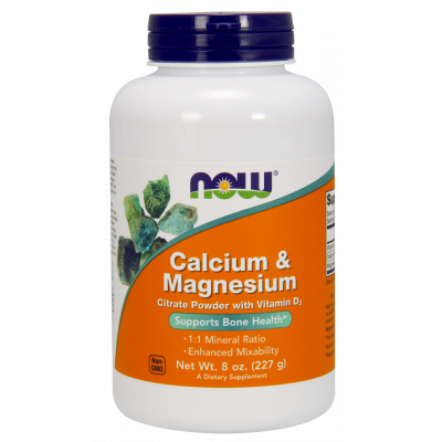 Calcium & Magnesium Powder with D3 (cytryniany)