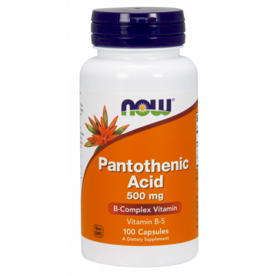 Pantothenic Acid (Vitamin B5 - 500mg)