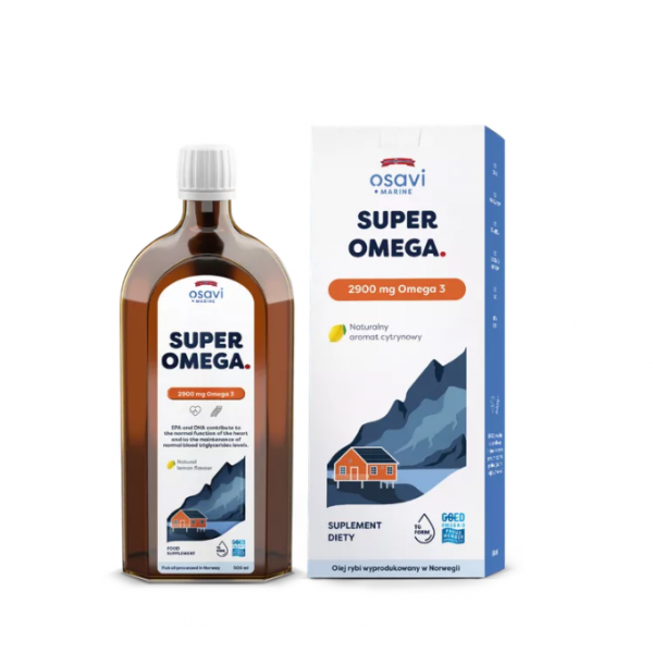 Super Omega 3 [2900 mg EPA DHA] (naturalny aromat cytrynowy)