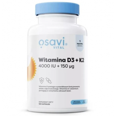 Witamina D3 + K2 4000IU + 150mcg