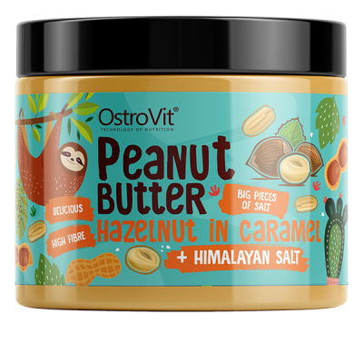 Peanut Butter + Hazelnut in caramel + Hymalayan Salt