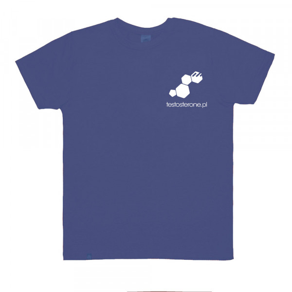T-shirt Logo Testo WU&S Blue