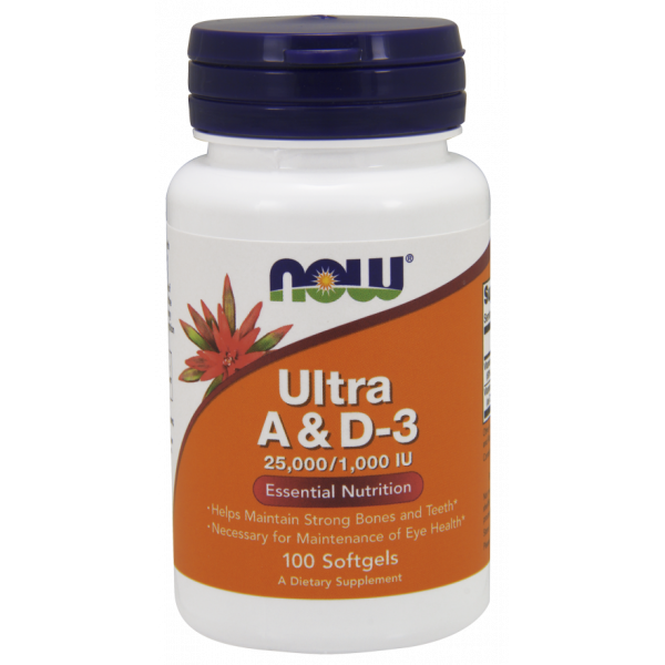 Ultra Vitamin A 25 000 IU & D3 1000 IU