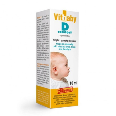 Vitbaby D Comfort (D3 krople dla dzieciu 400 jm)