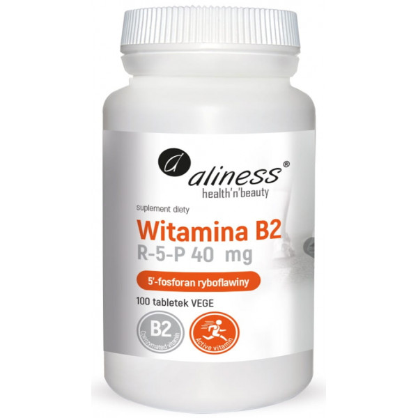 Witamina B2 R-5-P (Ryboflawina) 40mg